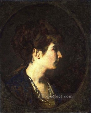  thomas art - Portrait of a Lady figure painter Thomas Couture